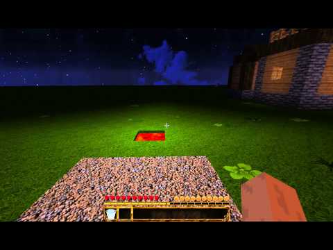 how to pick up lava in minecraft