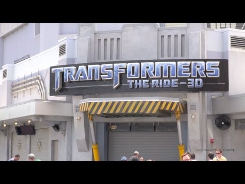 Transformers The Ride Construction Update Universal Studios Florida Simpsons Potter April 16th 2013