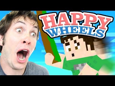 MINECRAFT ROPESWING - Happy Wheels