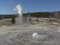 Sawmill and Castle geysers Sawmill and Castle geysers