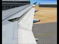 fsx alitalia airbus a321 from venice  lipz  to rome fiumicino  lirf  with wing view and cockpit voices!