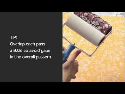 how to use a paint roller
