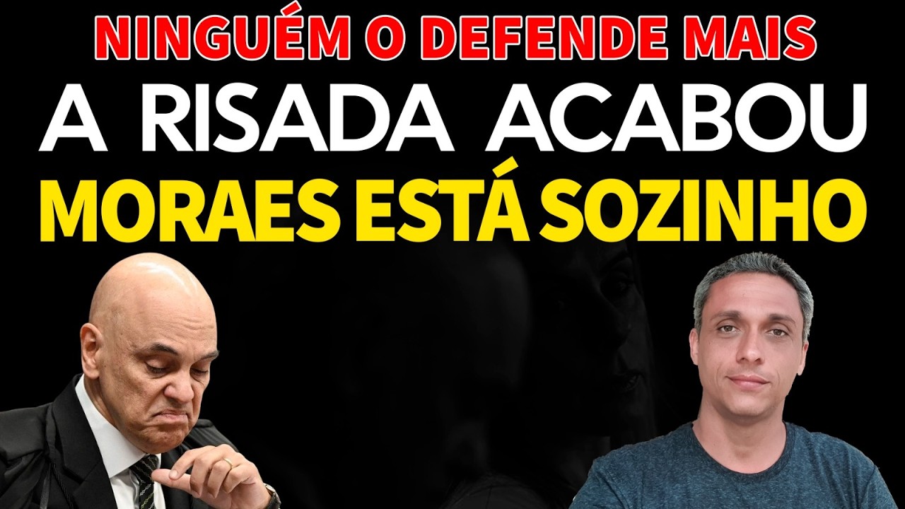 Pesquisa acaba com a risada do Moraes. Ninguém o defende mais