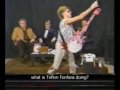 TEFLON FONFARA in NY on TV very bizarre Guitar Performance