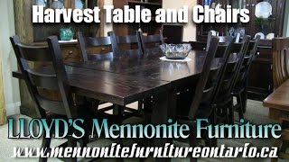 Mennonite Harvest Table and Chairs