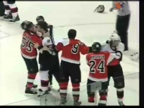 Insane Hockey Fight Playoffs 2013