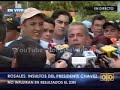 Rosales respondió a las acusaciones e insultos de Chávez Rosales respondió a las acusaciones e insultos de Chávez