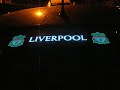 liverpool f c flashing rearveiw car sign