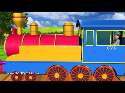 Piggy - Piggy on the railway line picking up stones - 3D Animation English Nursery rhyme song for children with Lyrics Piggie on the railway lines, Picking up stones...