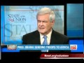 Presidential Candidate Newt Gingrich on State of the Union with Candy Crowley