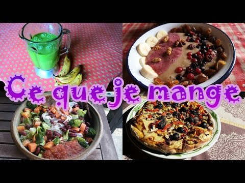 Ce que je mange matin, midi et soir: repas représentatifs Ce que je mange matin, midi et soir: repas représentatifs