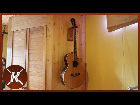 Gitarrenwandhalterung selbst gebaut || Philipp Konter