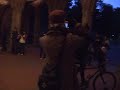 Central Park Batman leaves with Batbike