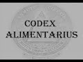Codex Alimentarius Lecture by Ian R. Crane - 1 of 9 1