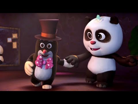 Кротик и Панда - все серии сразу - сборник 1-5 развивающий мультфильм для детей