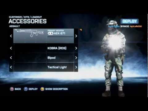 how to attach unlocks in bf3