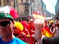 Euro2008 Spagna-Italia corteo degli Spagnoli con 2 gravinesi Euro2008 Spagna-Italia corteo degli Spagnoli con 2 gravinesi