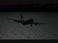 a330 turkish 2 airlines landing at trabzon
