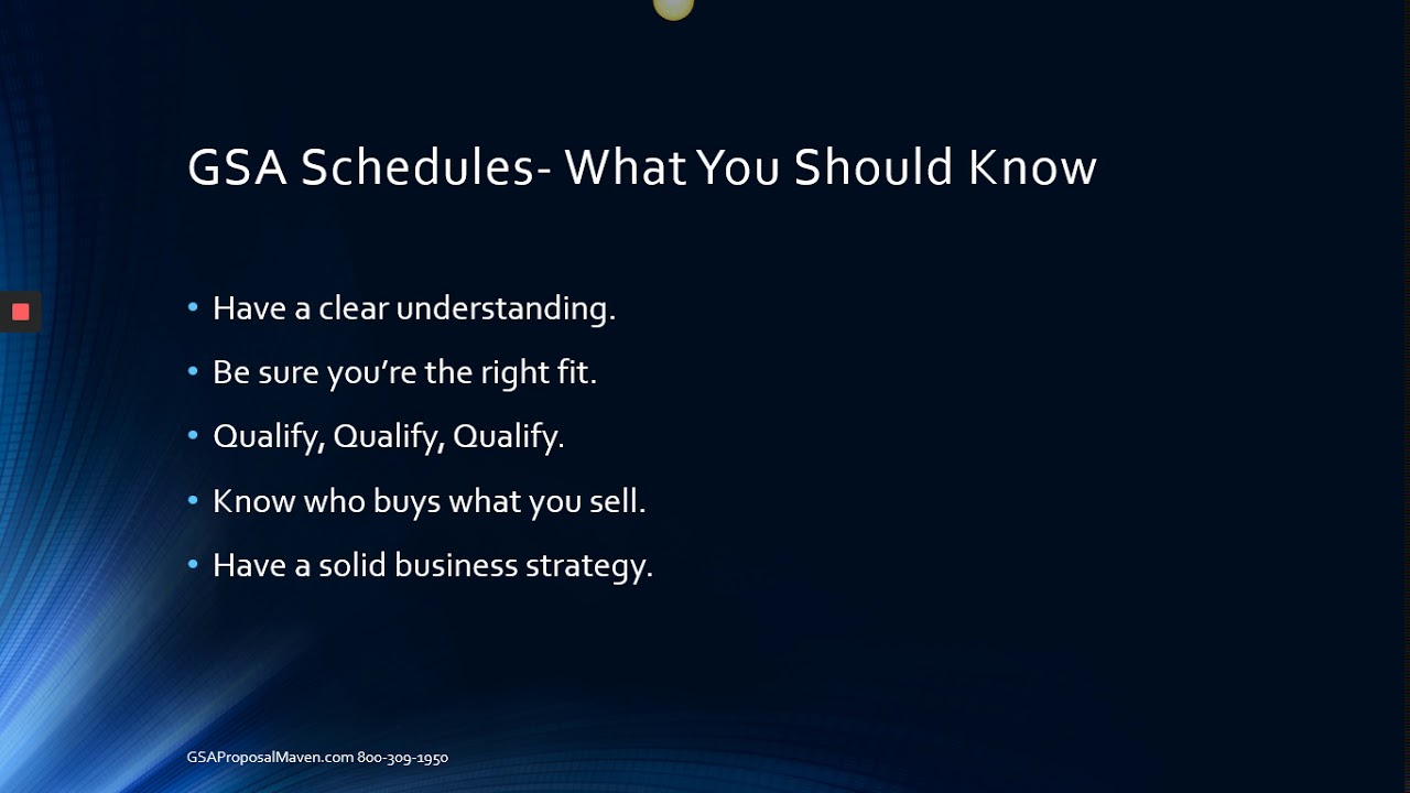 Day 7  GSA Schedules  What You Should Know