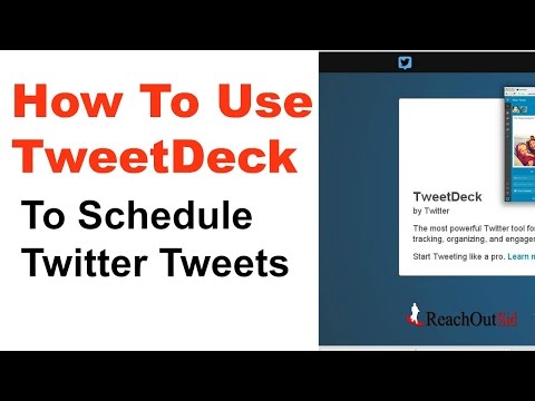 Watch 'How To USe TweetDeck To Schedule Yout Twitter Tweets - YouTube'