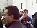 Italia-Scozia a Bari Tifoso scozzese contro Matarrese