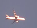 UFO JET AIRPLANE NO ENGINE NOISE FLYING LOW & SLOW WIERD ? #002