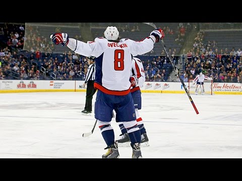 Video: Ovechkin redirects a shot behind Bobrovsky