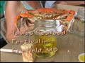 Eating Crabs in Crisfield MD Eating Crabs in Crisfield MD