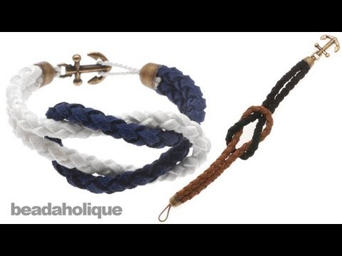 how to fasten braided bracelets