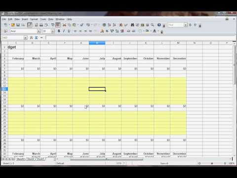 how to budget excel spreadsheet