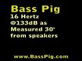 i was playing the opening 16 hertz organ pedal tone from also sprach zarathustra (theme to 2001: a space oddyssey) and taking some spl measurements from the far end of the room. when levels reached 133db @ 16hz, the carpeting started to float off the floor! the rest of the building was making terrible noises, like joists snapping and other nasty stuff, so i wasn't about to push things any higher, although i had over 10db of amplifier headroom left. those bassmaxx zr18s never cease to amaze me with the weird things they can do at subsonic frequencies!