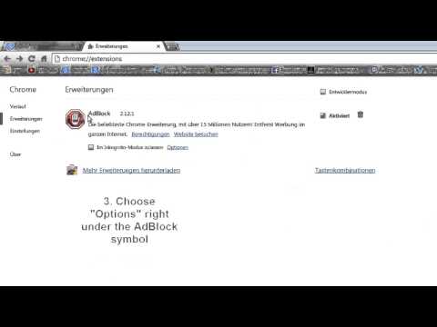 how to turn off adblock on google chrome