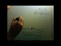 partial fractions part 2: First example