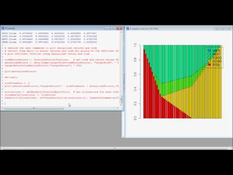 how to draw efficient frontier in matlab