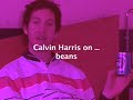 scottish disco kid calvin harris likes girls. he likes all the girls. but luckily for us, he put his mind to something else for five minutes to manhandle a series of everyday objects. expect good humour and some fascinating insights into the harris ancestry. courtesy of http://www.guardian.co.uk/music