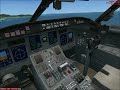 Manual Visual Landing at Sint Maarten CRJ700 MFS-X
