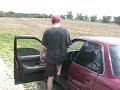 we got a 1992 toyota corolla to trash at davesfarm