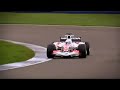 Martin Brundle drives a Super Aguri at Silverstone