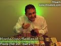 Horoscopo Piscis 27 de enero al 2 de febrero 2008