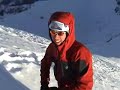 Snow climb Cantal France