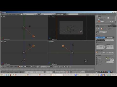 how to snap camera to view in blender