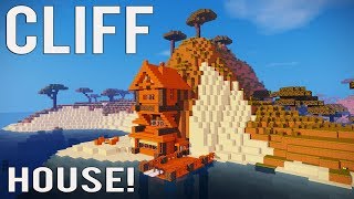 Minecraft: How to Make a CLIFF HOUSE/MOUNTAIN HOUSE TUTORIAL! 1.12/1.13/1.14 (PS4, MCPE, XBOX, ECT)