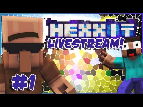 Minecraft Hexxit - Livestream Footage - Part 1