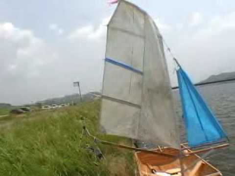wing sail little boat dingy
