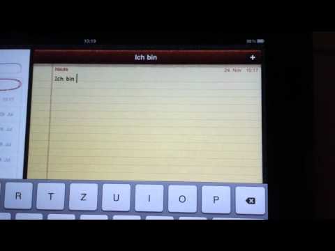 Umlaute auf dem iPad 0 Umlaute auf dem iPad