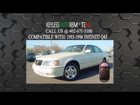 How To Replace Infiniti Q45 Key Fob Battery 1993 1994 1995 1996