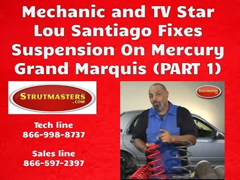1995 Mercury Grand Marquis With A Strutmasters Air Suspension Conversion (Part 1 of 3 Install Video)