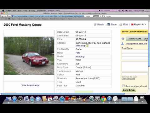 how to buy a used vehicle in bc