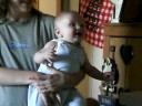 Riley laughing
