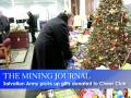 Salvation Army picks up gifts donated to Mining Journal Cheer Club